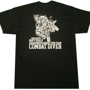UDT Navy SEALs Combat Diver T-Shirt Design #201
