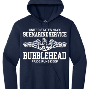 Bubblehead United States Submarine Service Hooded Sweat Shirt