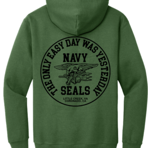 Navy SEALS Easy Day #1 Hooded Sweat Shirt Design #130