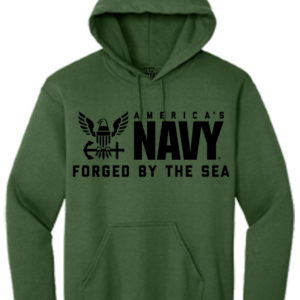 Forged by the Sea United States Navy Hooded Sweat Shirt
