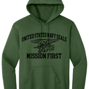 Navy Seals Mission First Hooded Sweat Shirt Design #138