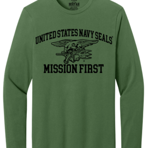 U.S. Navy SEALs Mission First Long Sleeve T-Shirt