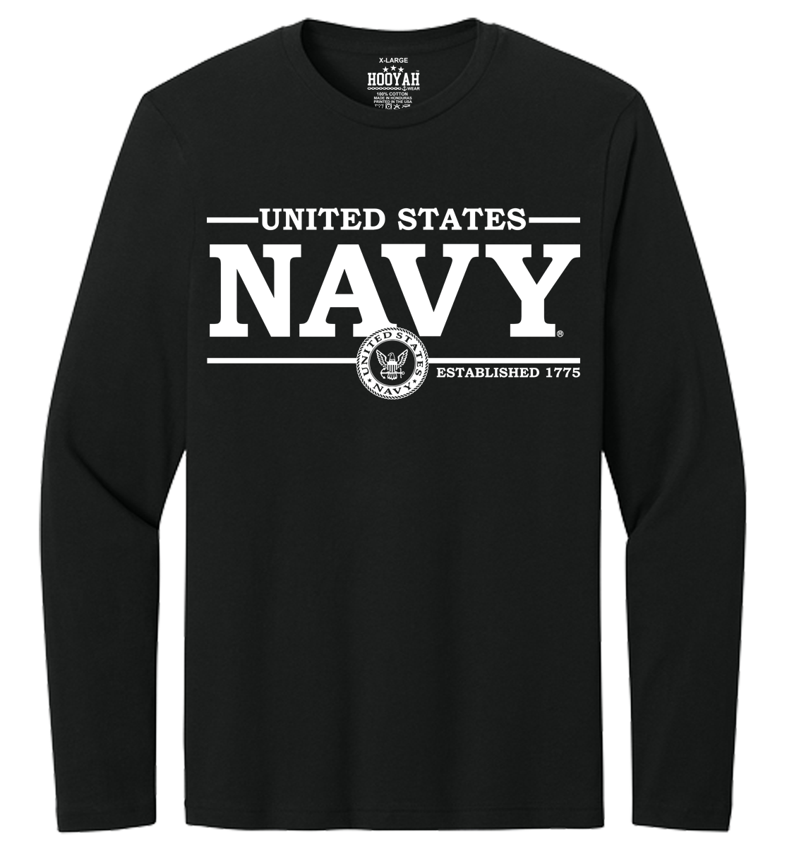 United States Navy Est.1775 Long Sleeve T-Shirt Design# 307 - Image 2