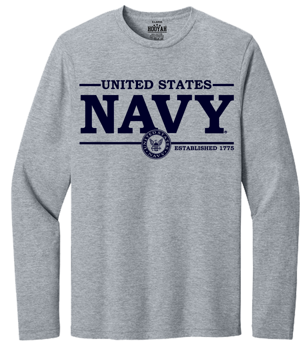 United States Navy Est.1775 Long Sleeve T-Shirt Design# 307