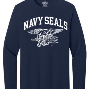 U.S. Navy SEALs Arch Trident Long Sleeve T-Shirt Design #111