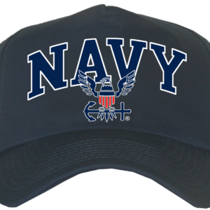 Navy Arch and Eagle Ball Cap